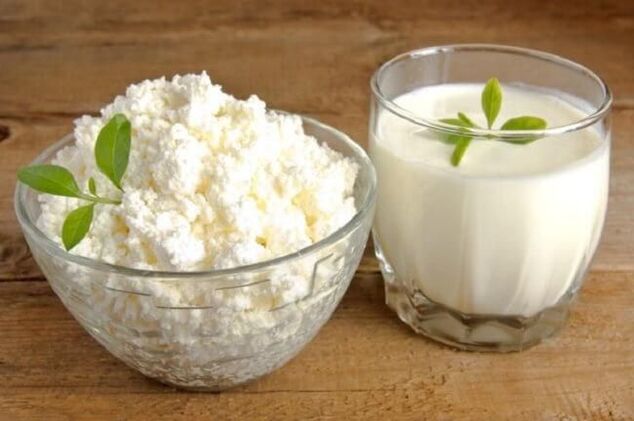 unloading day of cottage cheese for gout